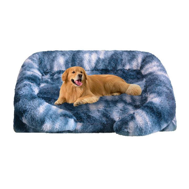 Plush Bolstered Dog Bed