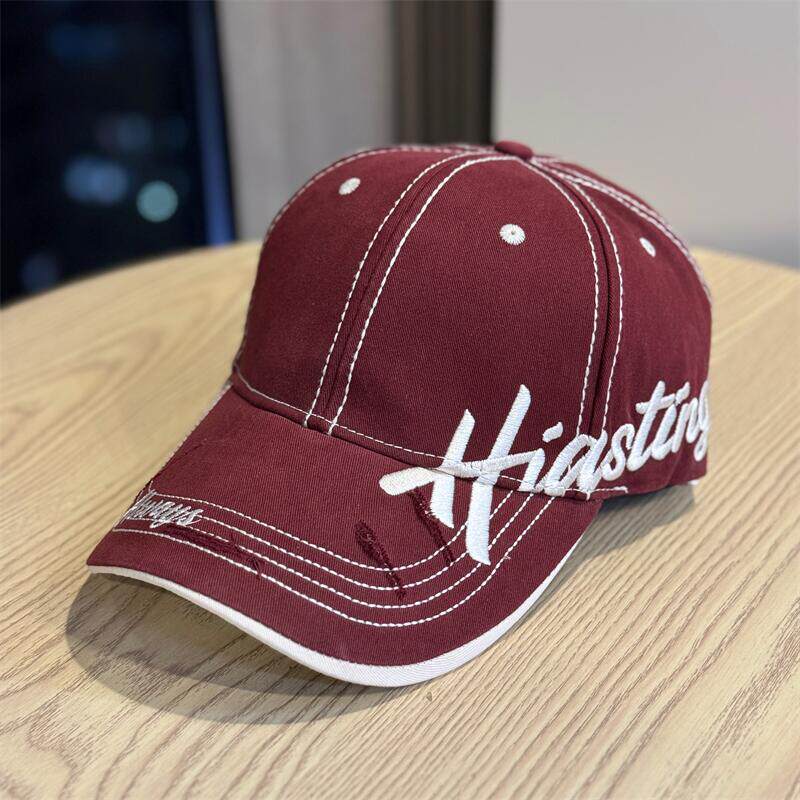 Men's Distressed Cotton Baseball Cap Bowlift 1784270668