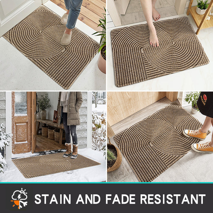 Indoor Outdoor Textured Welcome Mat Bowlift