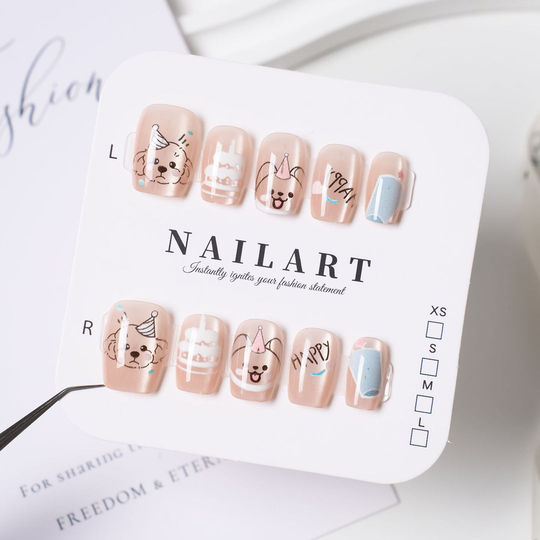 Stylish Press-On Nail Kit