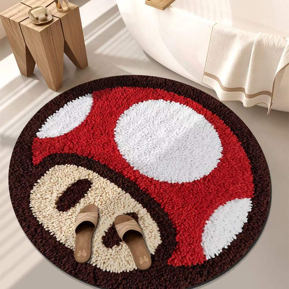 Playful Tiger-Themed Bathroom Mat Bowlift