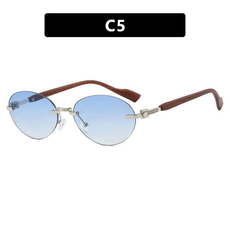 Women's fashionable sunglasses in elegant retro style with high-quality lenses and wooden details Bowlift