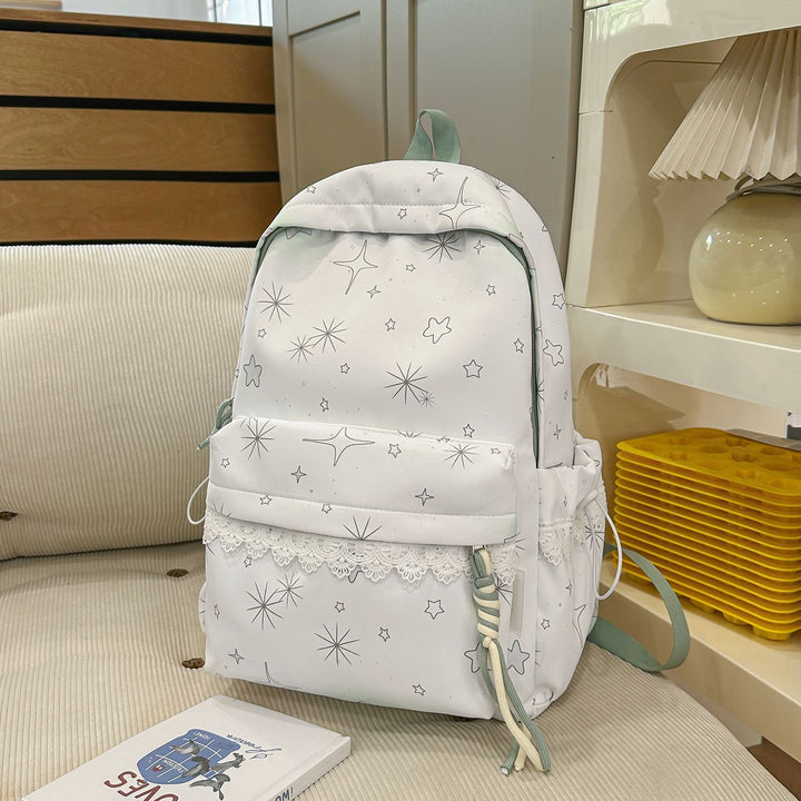 Backpack with Dreamy Star Design and Practical Features Bowlift