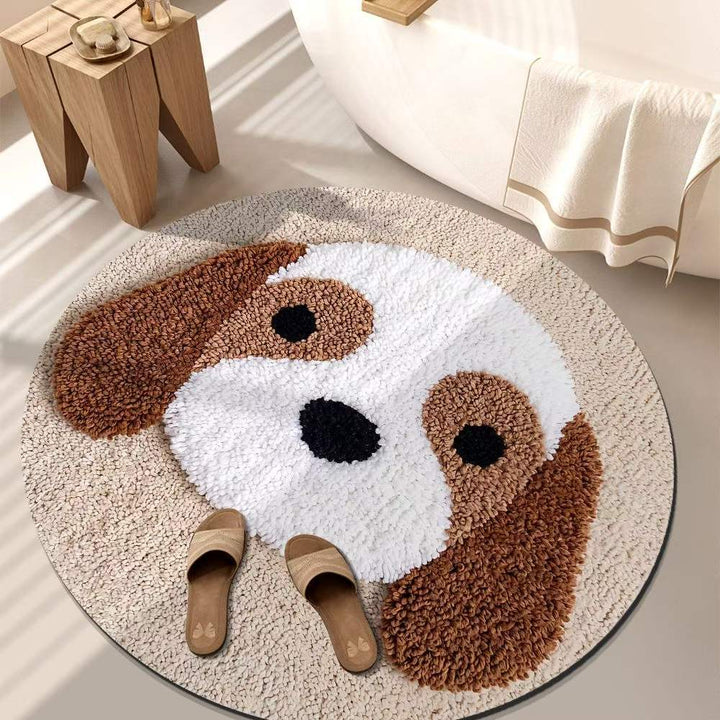 Playful Tiger-Themed Bathroom Mat Bowlift