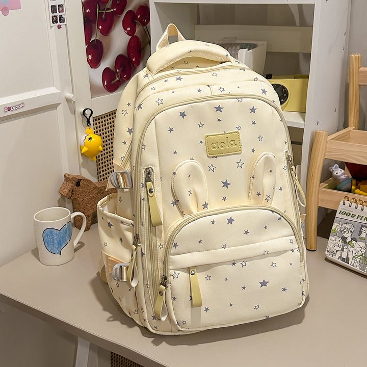 Adorable Bunny-Ear School Backpack Bowlift