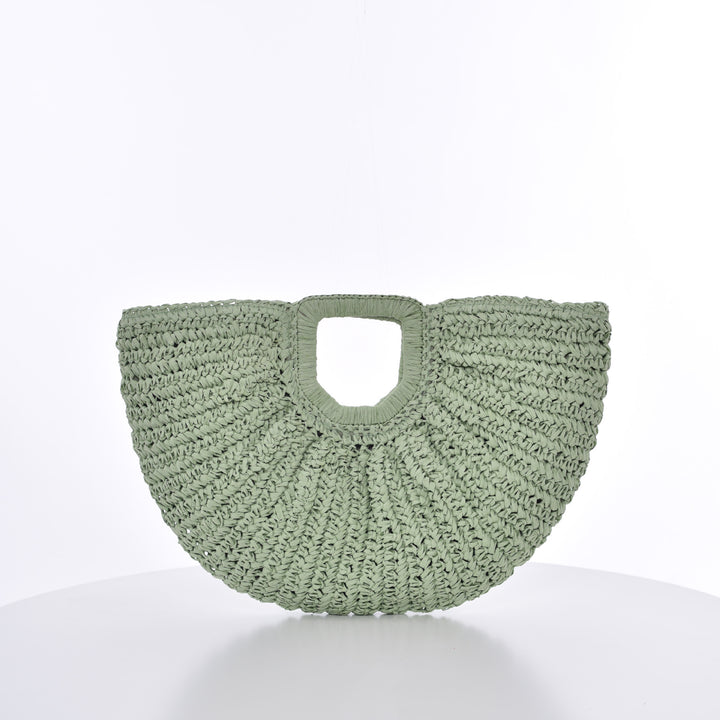 Handcrafted Ribbed Structure Beach Bag Bowlift