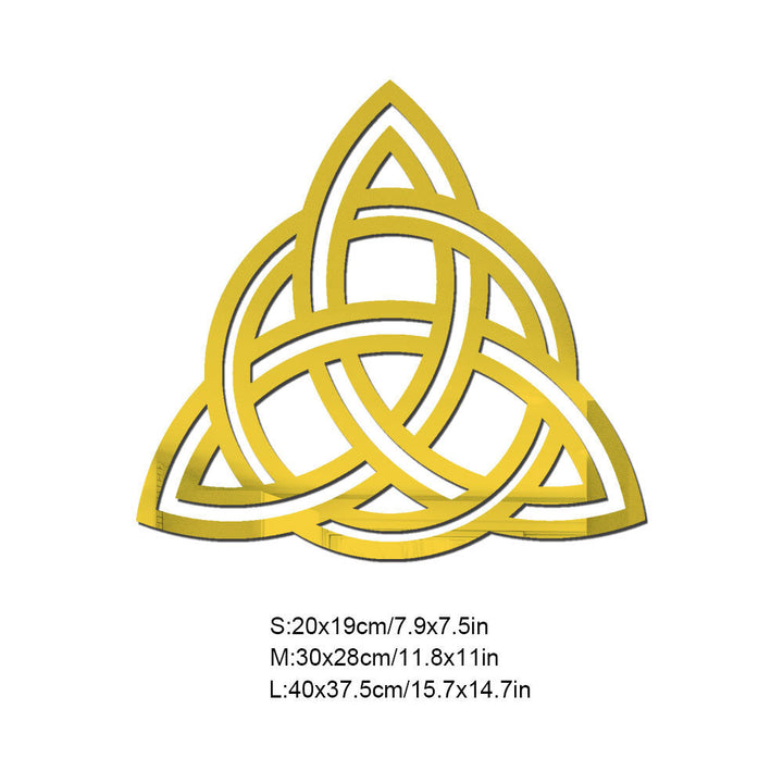 Laser-Cut Triquetra Celtic Wall Plaque Bowlift