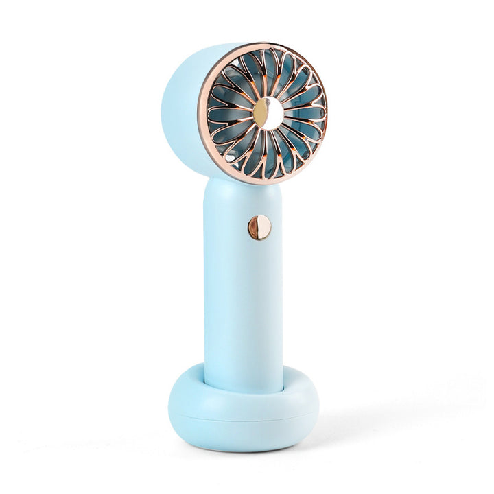 Ladies Portable Hand Fan with Powerful Battery and Stylish Design Bowlift