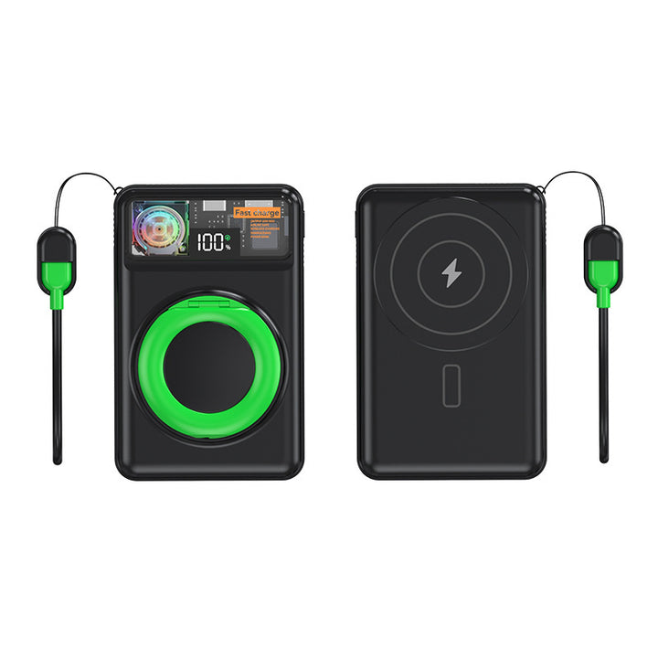Portable power bank with fast charging function and LED display Bowlift