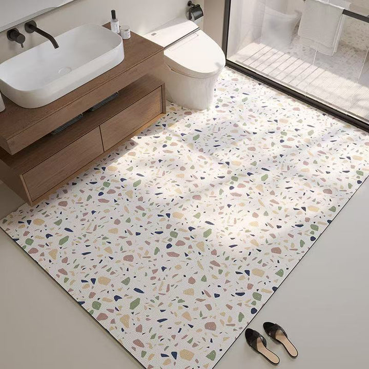 Terrazzo Style Bathroom Mat Bowlift