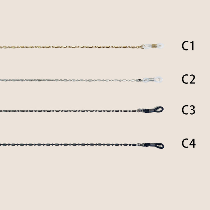 Metallic Eyewear Chain Holder Bowlift