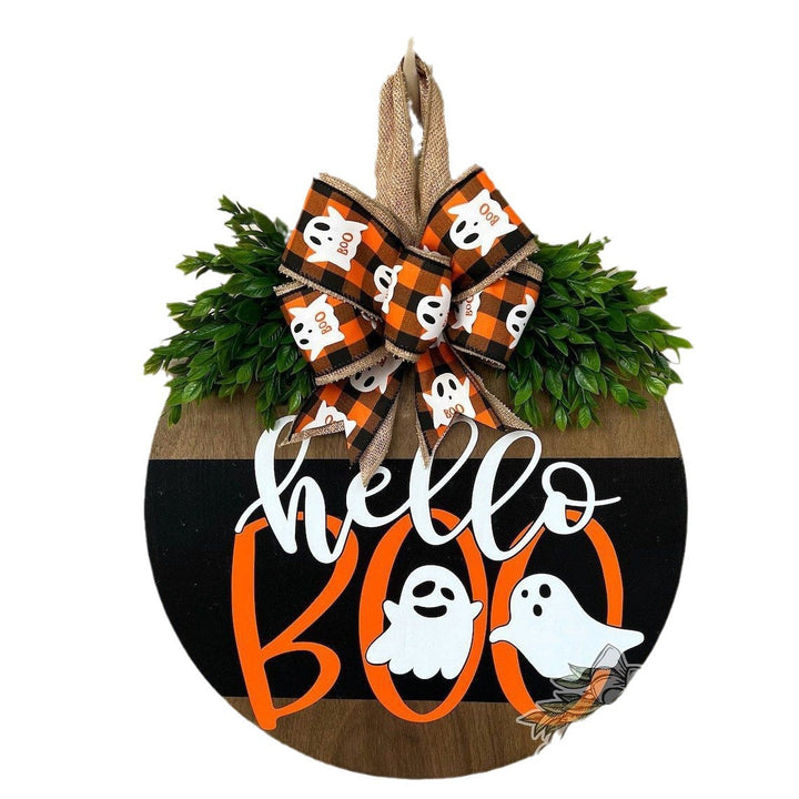 Halloween-Themed Welcome Sign