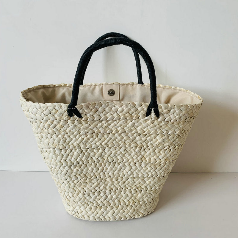 Handmade straw market bag Bowlift