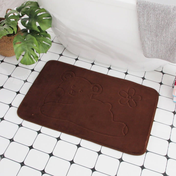 Plush Bath Mat Bowlift