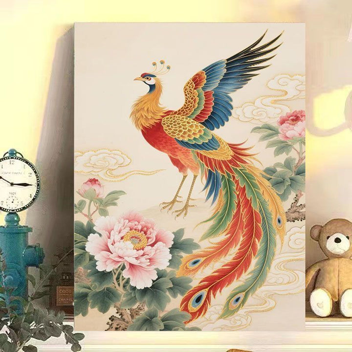 Mythical Phoenix Canvas Art Bowlift