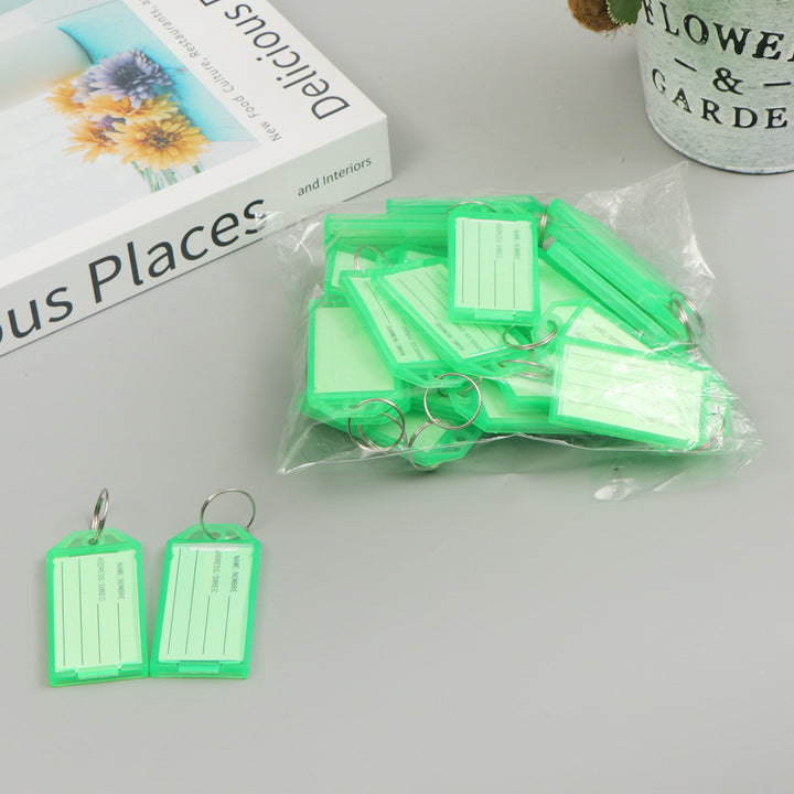 Unisex Label Keychain in Practical Set Bowlift