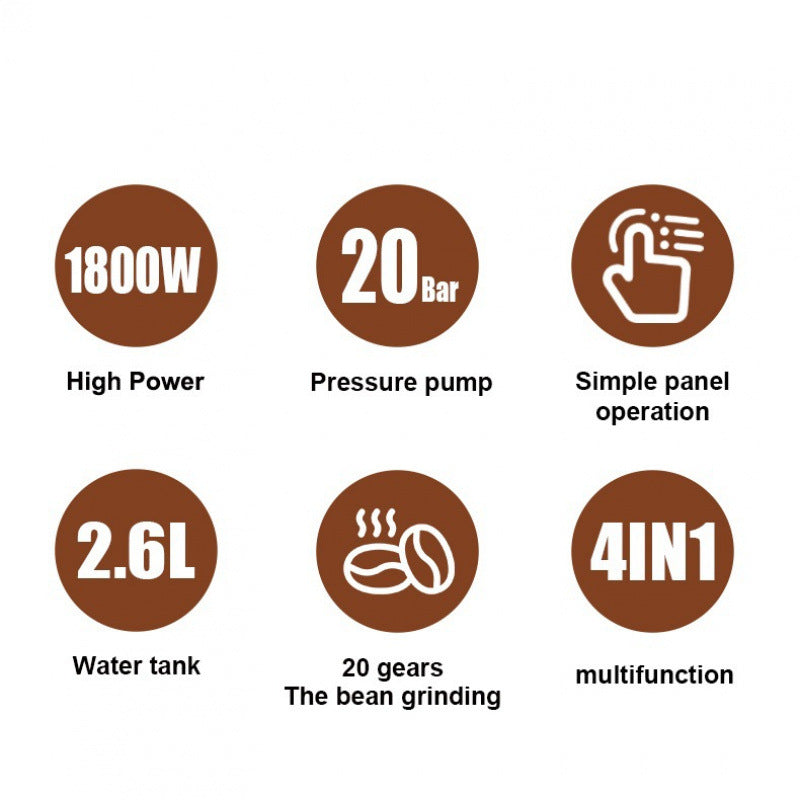 Multifunctional Digital Coffee Brewing System Bowlift