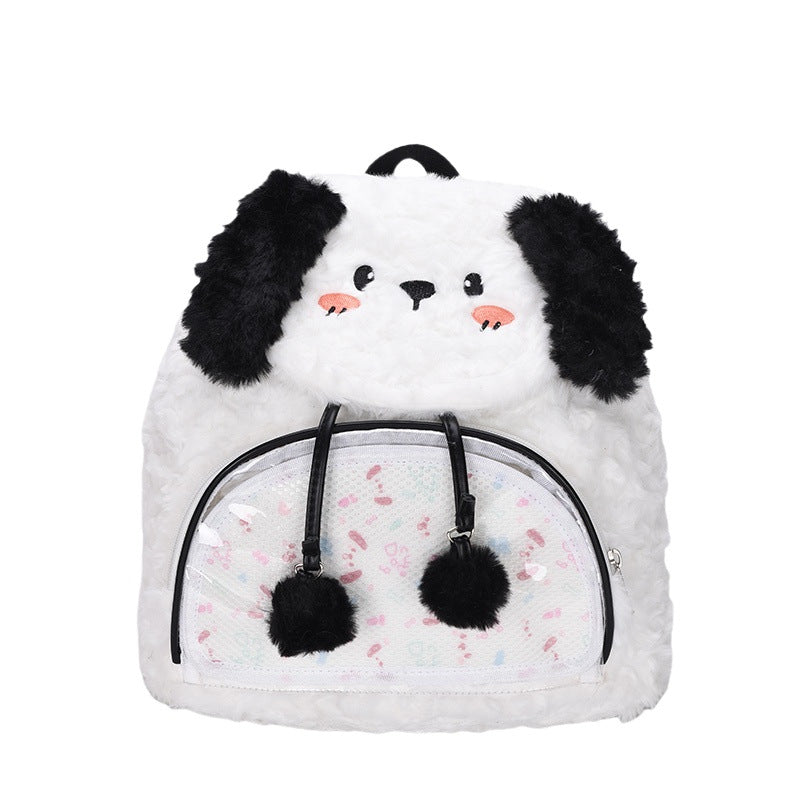 Pet-friendly, plush backpack Bowlift