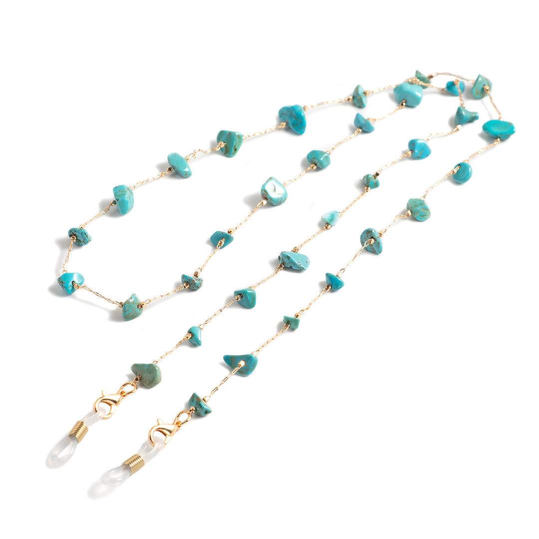 Delicate Gemstone Bead Eyewear Chain Bowlift
