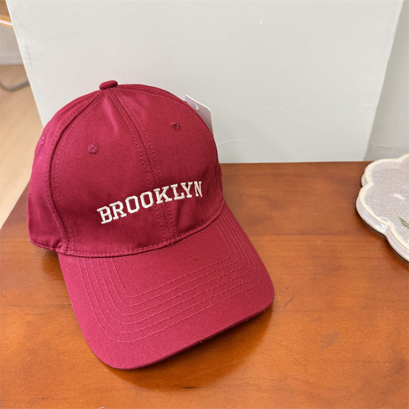 Men's Casual Embroidered Cotton Baseball Cap Bowlift