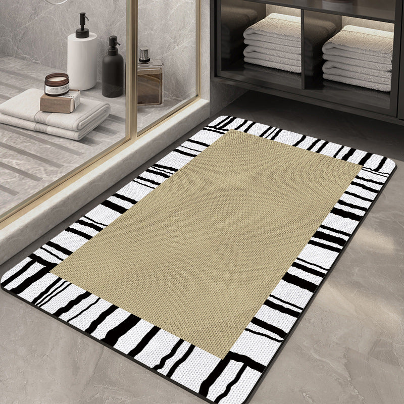 Stylish Abstract Bath Mat Bowlift