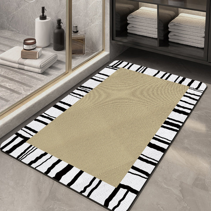 Stylish Abstract Bath Mat Bowlift