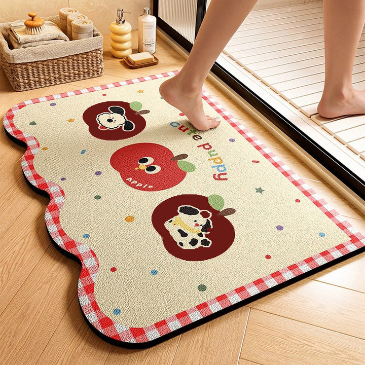 Cute Animal-Themed Memory Foam Bath Mat Bowlift