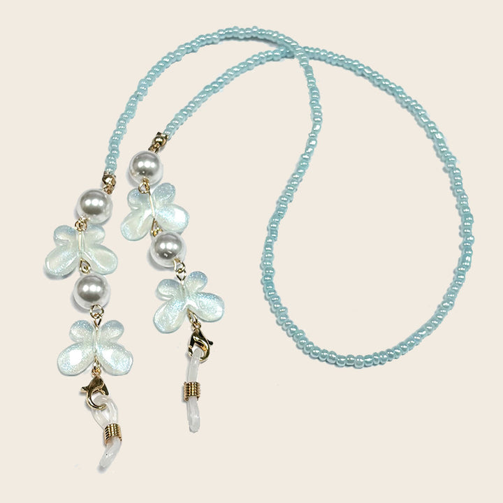 Decorative Floral Eyewear Chain Bowlift