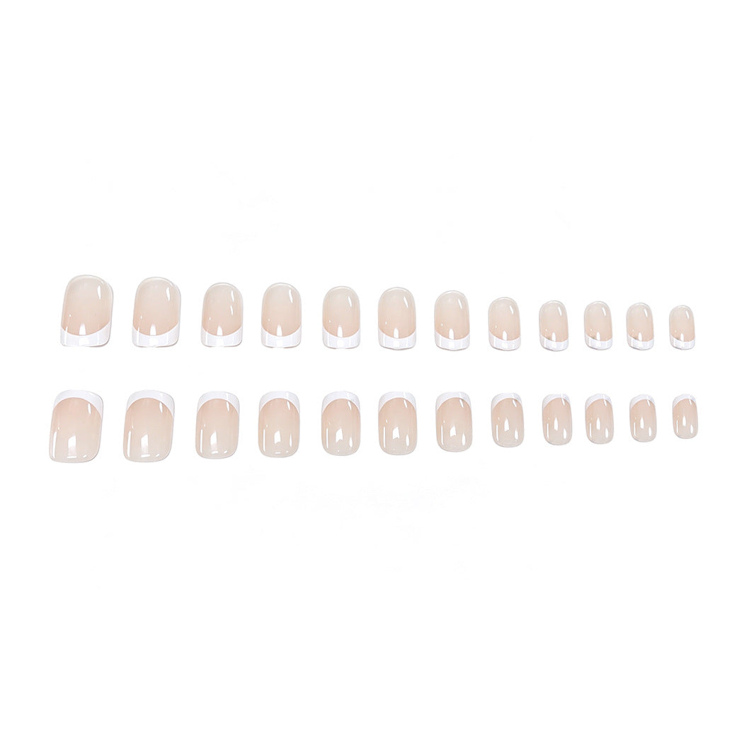 French Tip Acrylic Nail Enhancements Bowlift