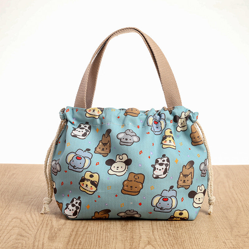Drawstring Cat-Themed Storage Bag Bowlift
