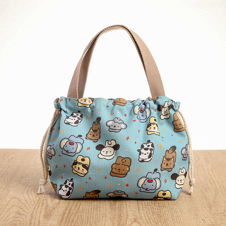 Drawstring Cat-Themed Storage Bag Bowlift