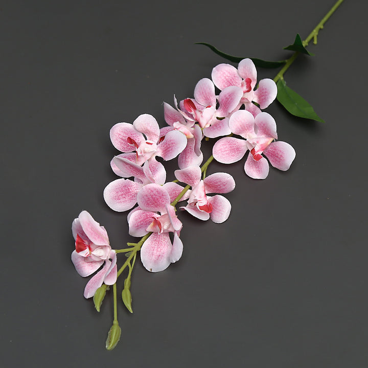 Elegant Faux Orchid Stem for Home Decor Display