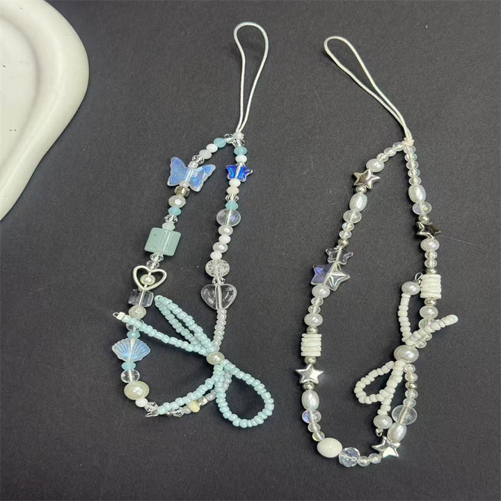 Charming Beaded Phone Lanyard Bowlift