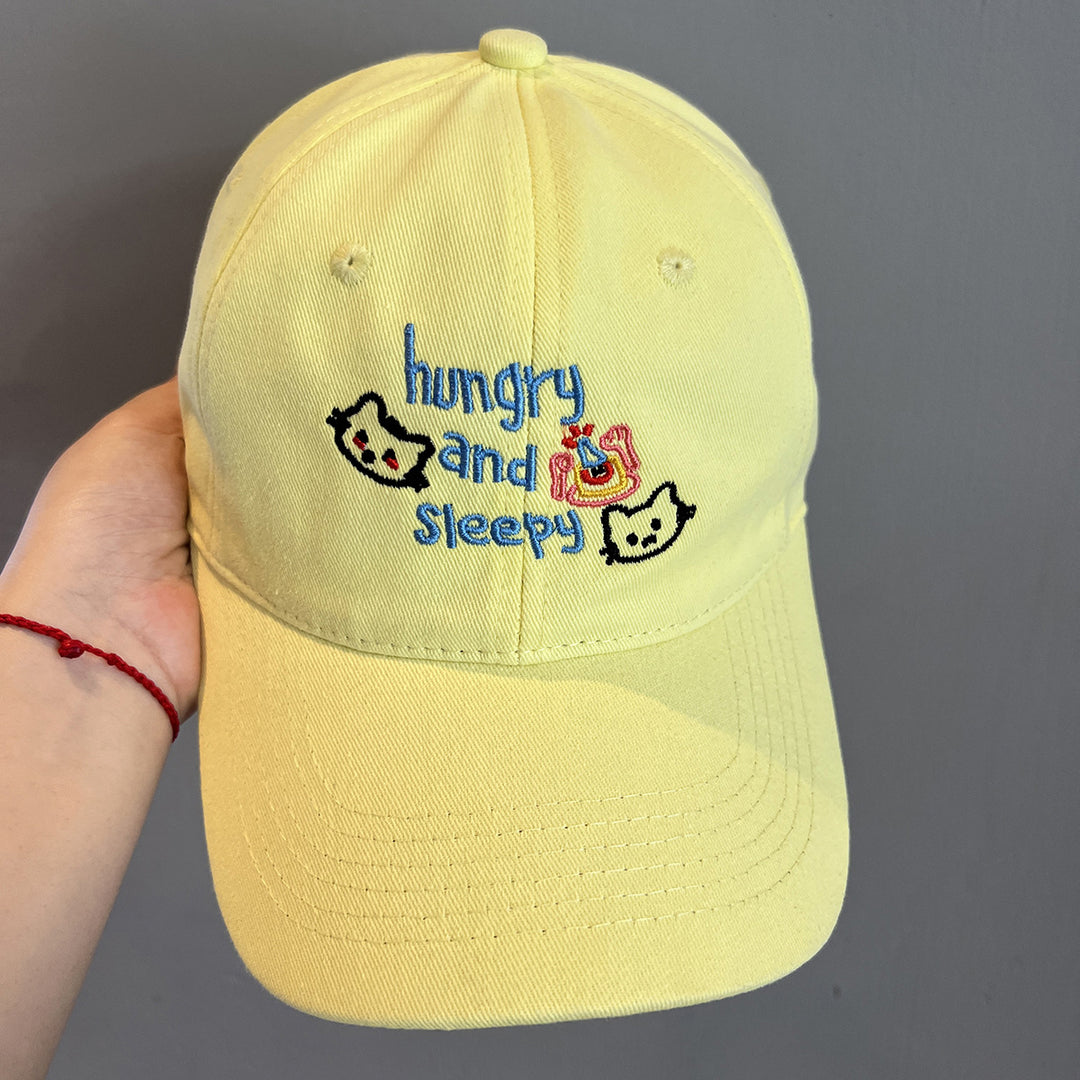 Unisex Embroidered Fun Message Cap Bowlift