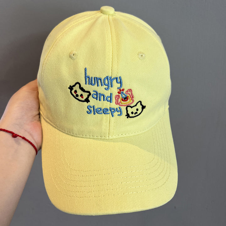 Unisex Embroidered Fun Message Cap Bowlift