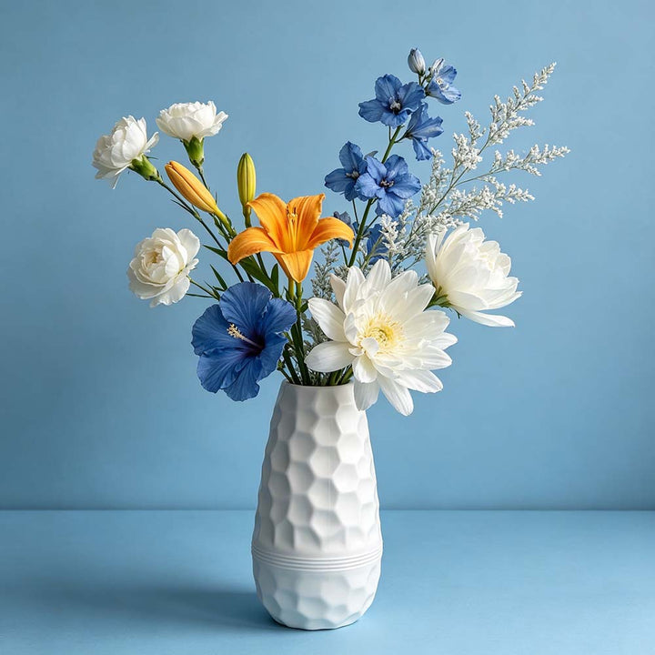 Textured Honeycomb Decorative Vase Bowlift