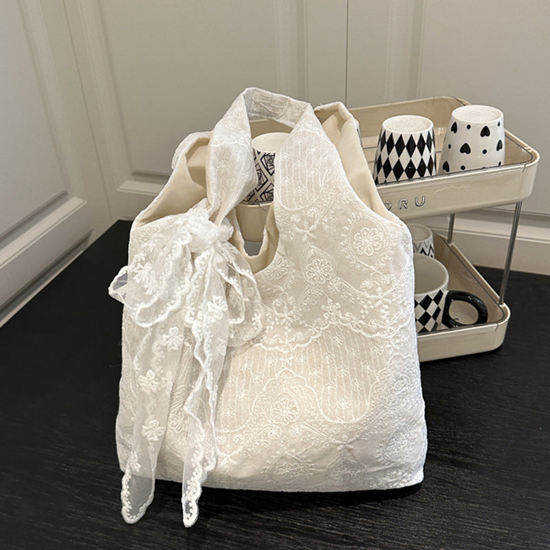 Embroidered Reusable Shopping Tote
