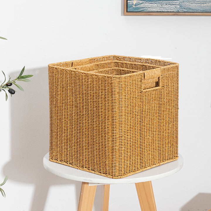 Rectangular Woven Storage Basket Bowlift