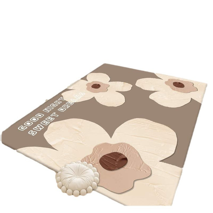 Elegant Floral Pattern Area Rug Bowlift