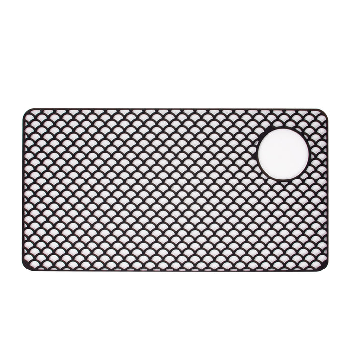 Non-Slip Multi-Textured Kitchen Drain Mat Bowlift
