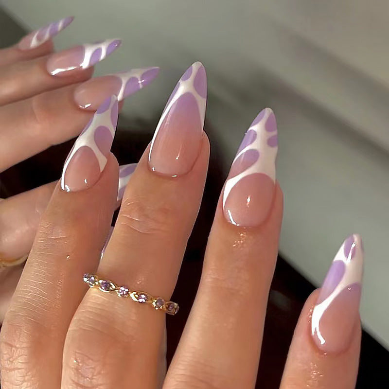 Artificial nail set with unique patterns Bowlift