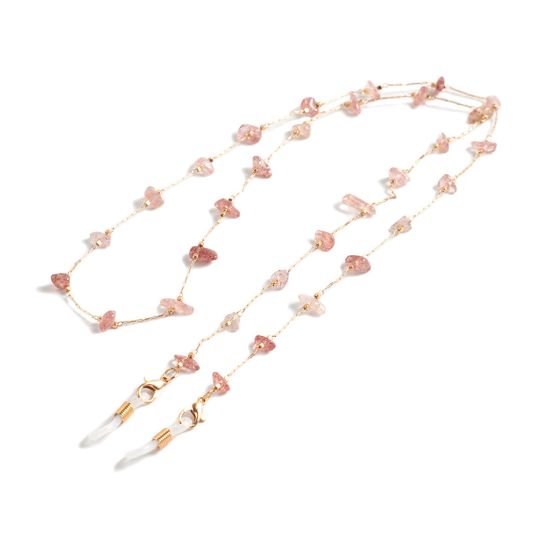 Delicate Gemstone Bead Eyewear Chain Bowlift