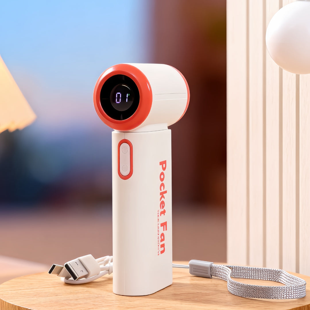 Portable Mini Fan with Multifunctional USB Connection Bowlift