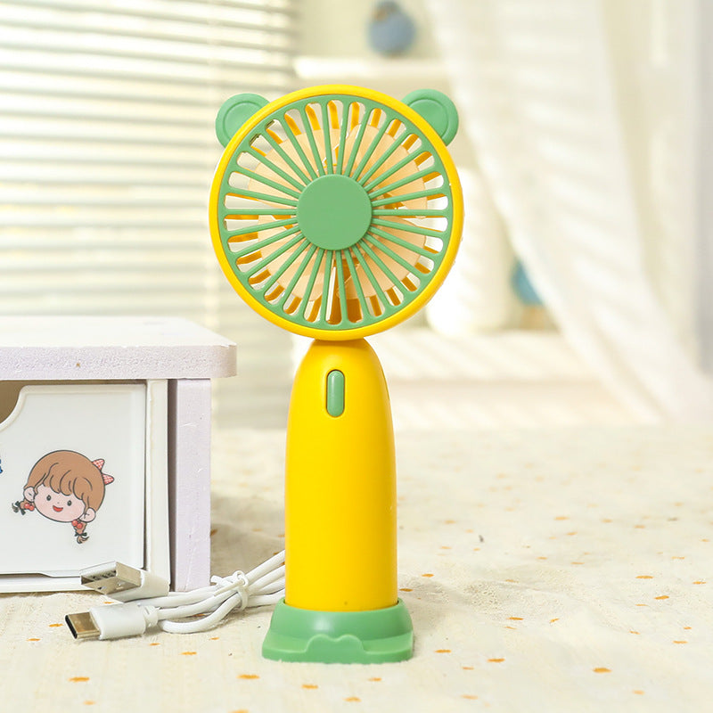 Ladies portable mini handheld fan with cat ears Bowlift