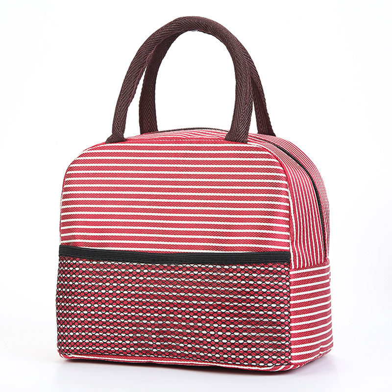Insulated Striped Lunch Bag Bowlift