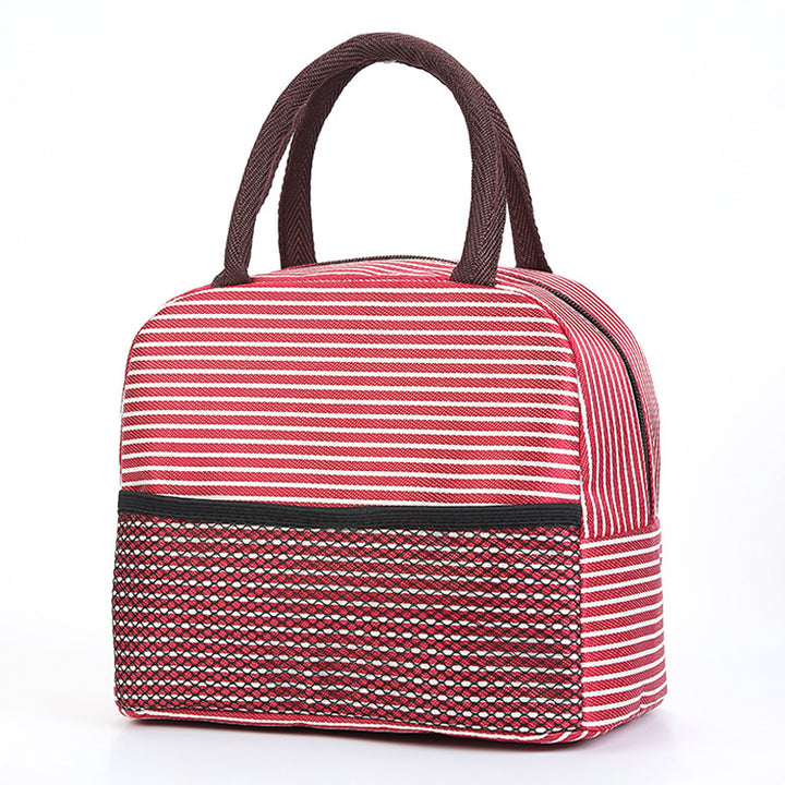 Insulated Striped Lunch Bag Bowlift