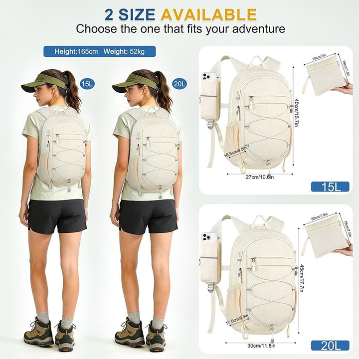 Compact Outdoor Travel Backpack Bowlift