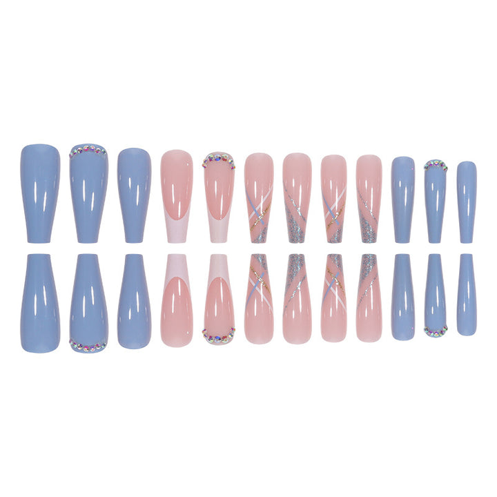 Decorative Long Acrylic Nail Art Extensions Bowlift