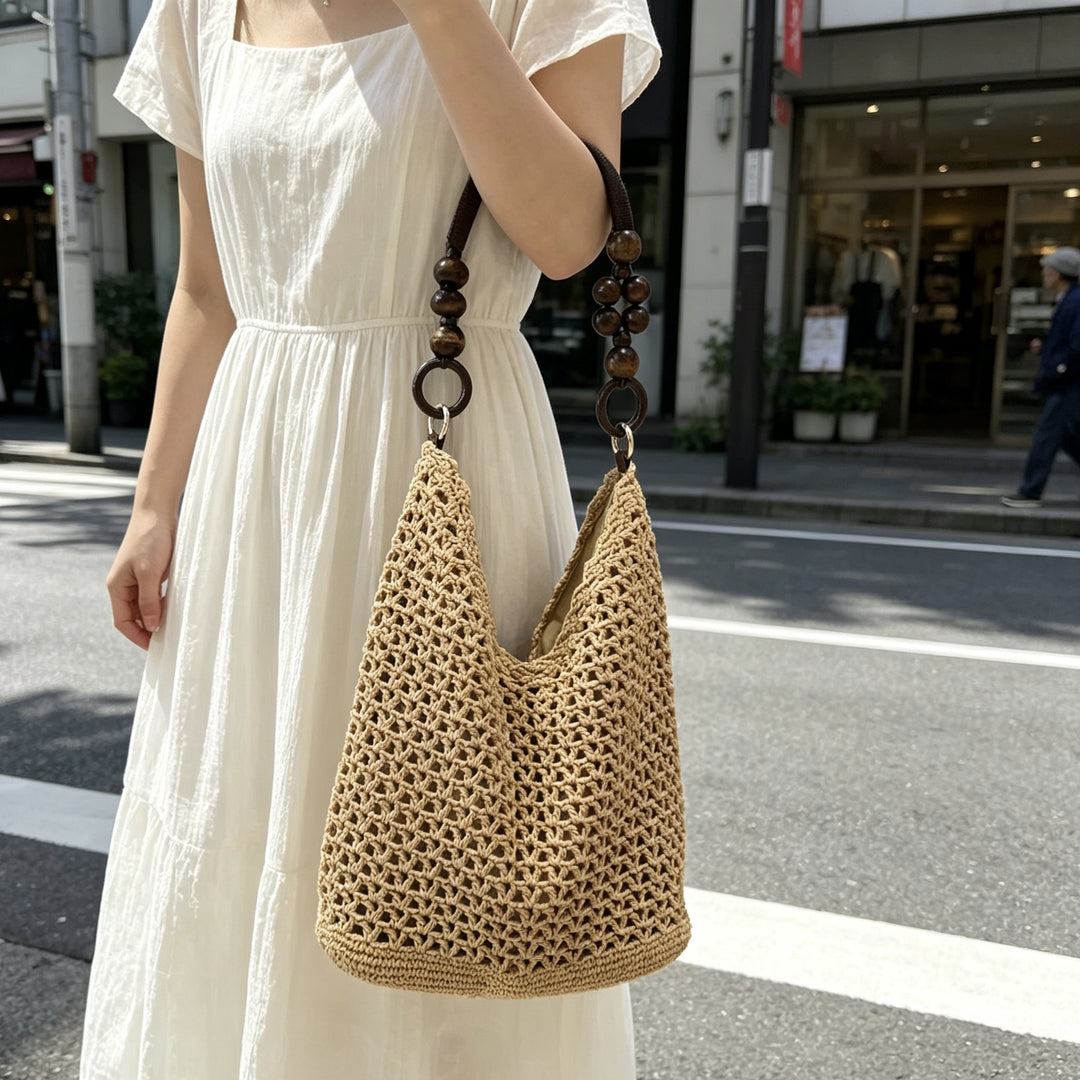 Trendy Macrame Tote Bag Bowlift