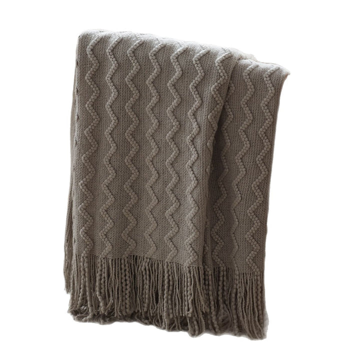 Textured Knit Blanket